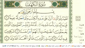 سورة الكهف مكتوبة الشيخ أحمد محمد طاهر السوداني