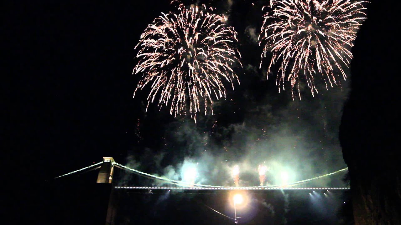 Clifton Suspension Bridge 150th Firework Celebration YouTube