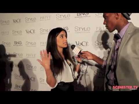 DONNA MIZANI Fashion Designer Interviews at Style Fashion Week LA 2013