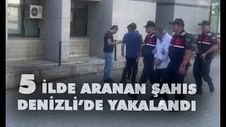 5 İlde Araniyordu Deni̇zlde Yakalandi