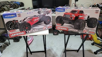 Arrma Granite and Typhon v3 unboxing