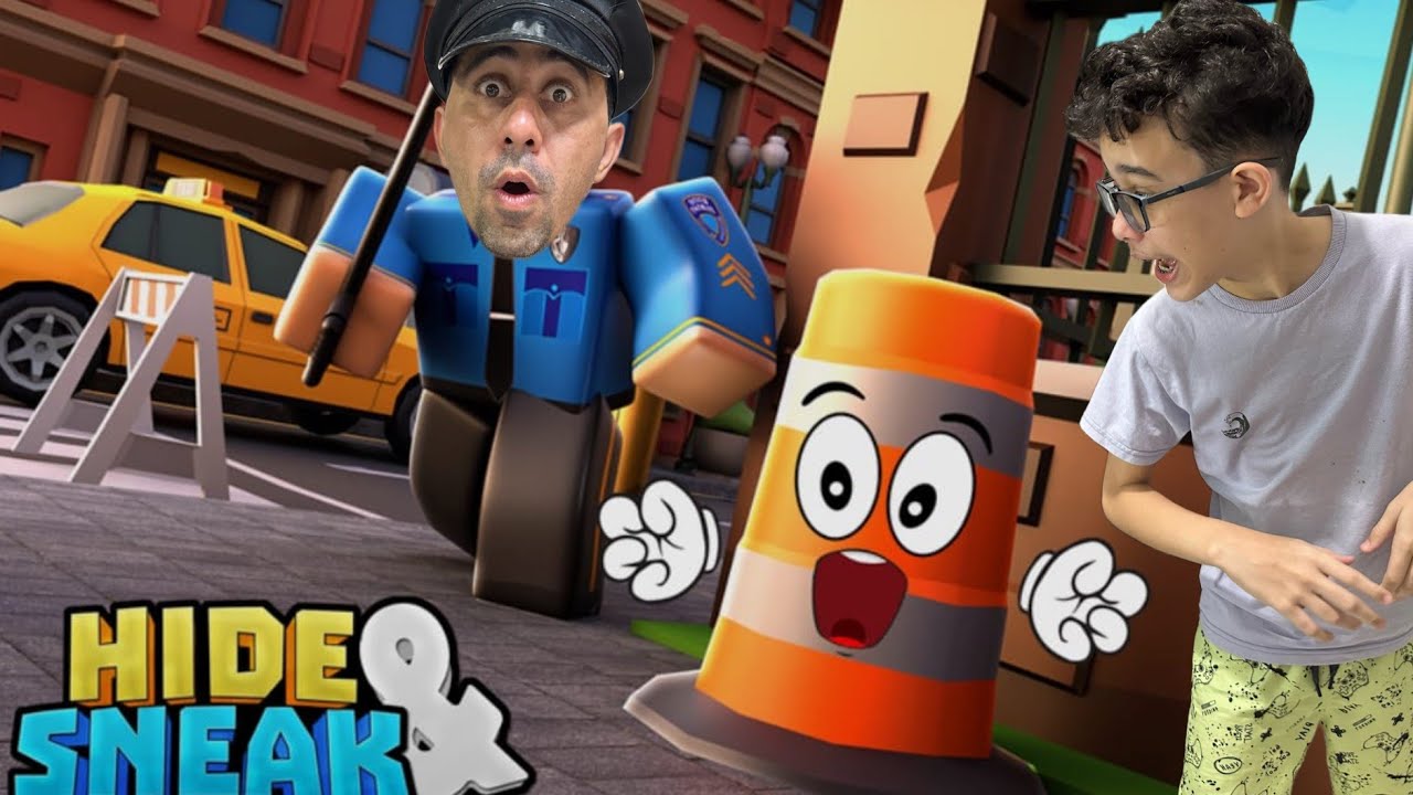 TENTE SE ESCONDER VIRANDO UM OBJETO no ROBLOX