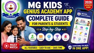 M.G Kids Genius Academy App Kaise Use Kare? Complete Guide 2026 | Login to Result | Full Tutorial screenshot 4