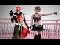 Chisato Akita transforms with Wizard's Henshin Sounds!(Kamen Rider Girls)