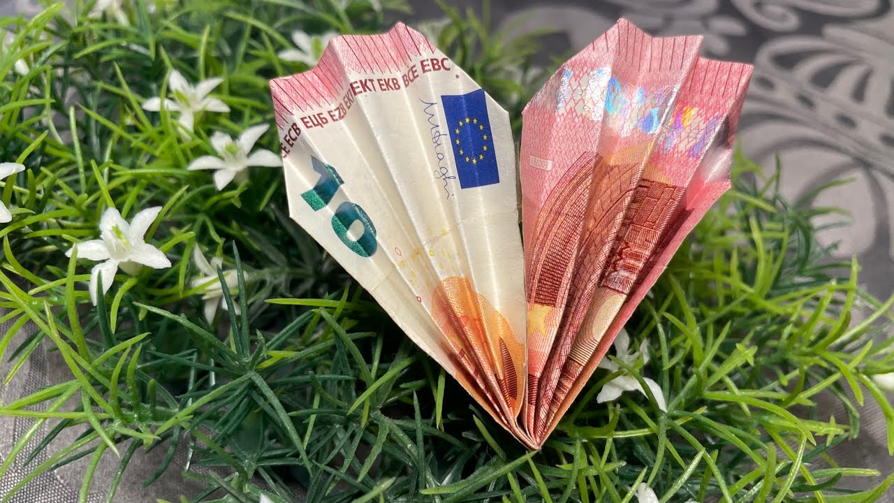 Geldgeschenk einfaches Herz