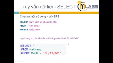 Bài 14  Truy vấn dữ liệu phần 1