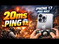 iPhone 17 Pro Max 🔥 20ms Ping in Ultimate Royale | Handcam Gameplay 😱 PUBG Mobile