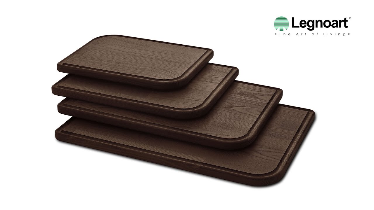 RIALTO SCURO - Heat-Treated Cutting Board in Dark Thermo Wood