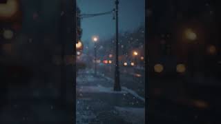 [Snowy Night Cafe] Warm Piano for Cozy Winter Relaxation#shorts  #bgm #music #sleep #relax #workout