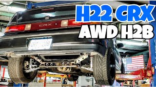 ⭐H22 CRX GOING  AWD H2B⭐