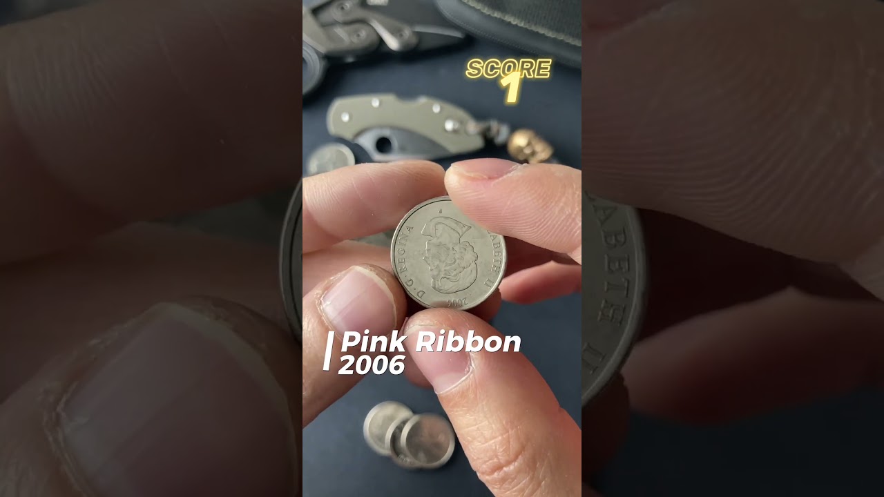 Coin Roll Hunt - Pink Ribbon