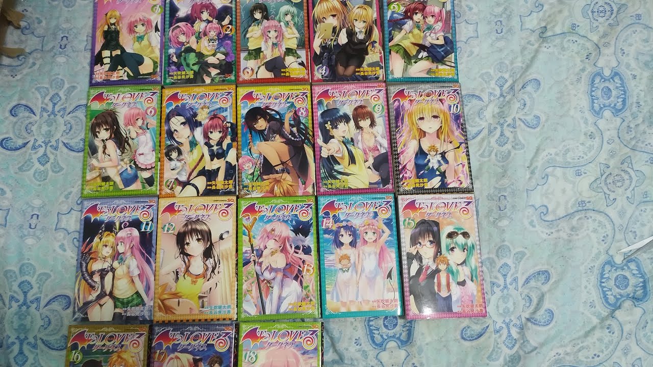 [UNBOXING] To Love-Ru Darkness Manga All Volumes (Original Japanese)