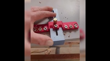 Drill Guide Punch Locator Template Ruler Adjustable Woodworking Drilling Locator