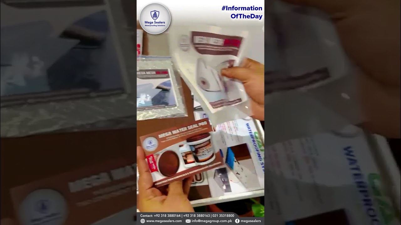 MEGA WATER SEAL PRO -A professional grade highly flexible two component acrylic cementitious coating