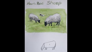 Paint Scottish SHEEP made easy