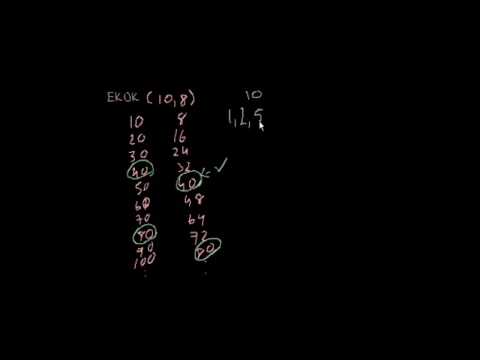 Ortak Katların En Küçüğü (OKEK) (Eski)