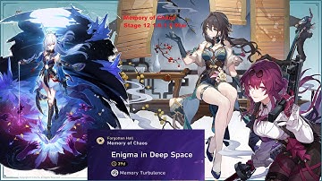 Honkai Star Rail MoC Stage 12 3* Star 1.6.1: Kafka E0S1 / Ruan Mei & Jingliu E0