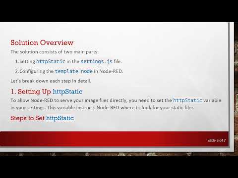 How to Dynamically Update an Image on Your Node-RED Dashboard