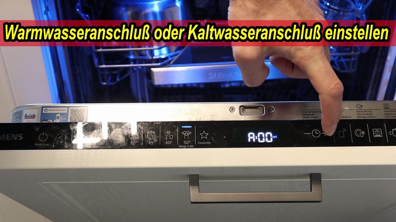 Siemens Geschirrspuler Wasserharte Einstellen
