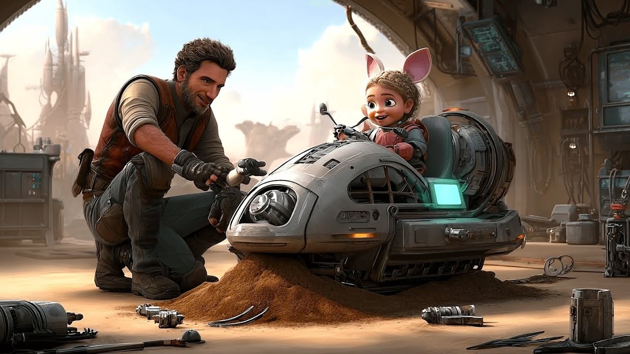 Человеческий механик построил идеальный подрейсер для парализованной инопланетной девочки — а затем