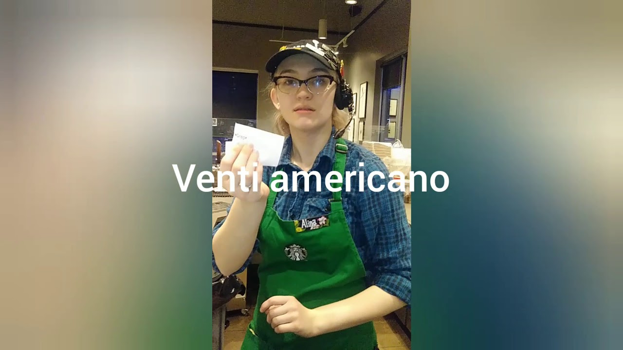 Starbucks Venti Americano