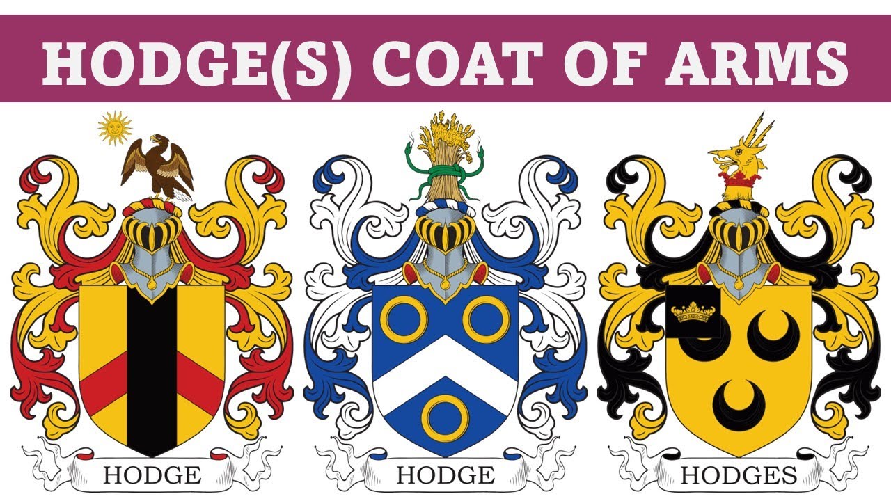 Hodges Coat of Arms & Family Crest - Symbols, Bearers, History - YouTube