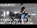 Vlog#212 2019 Yamaha YZF-R15 V3 Motorcycle Review Singapore