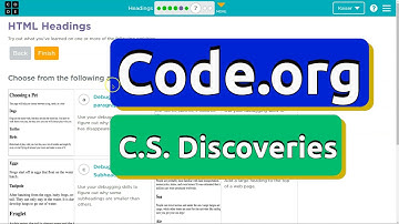 Code.org Lesson 3.7 Headings | Tutorial with Answers | Unit 2 Web Development | C.S. Discoveries