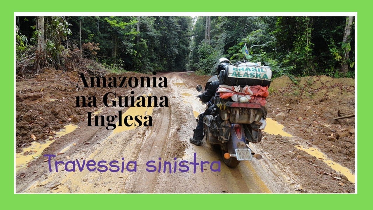 ⁣Como chegar de moto até Guiana Inglesa de Boa Vista   444 km Floresta Amazônica
