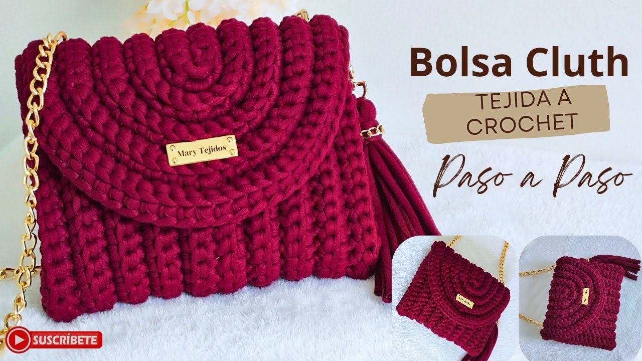 Элегантный клатч | Вязание крючком | 🔥Одиночный стежок | Пошаговое руководство