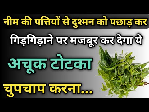 नीम की पत्तियों से दुश्मन को पछाड़कर गिड़गिड़ाने को मजबूर कर देगा अचूक टोटका, चुपचाप कर लेना