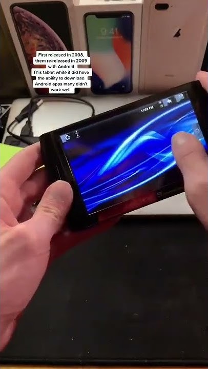 The FIRST Android Tablet - From 2008! - YouTube
