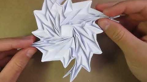 DEMO: Origami Lightning Flasher Designed by Jeremy Shafer