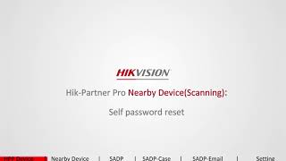 Self Password Reset on Hik Partner Pro App screenshot 2