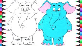 elephant draw cartoon step easy simple beginners way