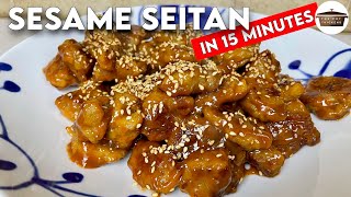 How to make QUICK vegan chicken (15 min seitan)