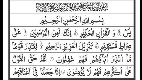 Surah Yaseen(سورة ياسين)🕋❤ |Ep165+By sheihk Zubair bin yaqoob