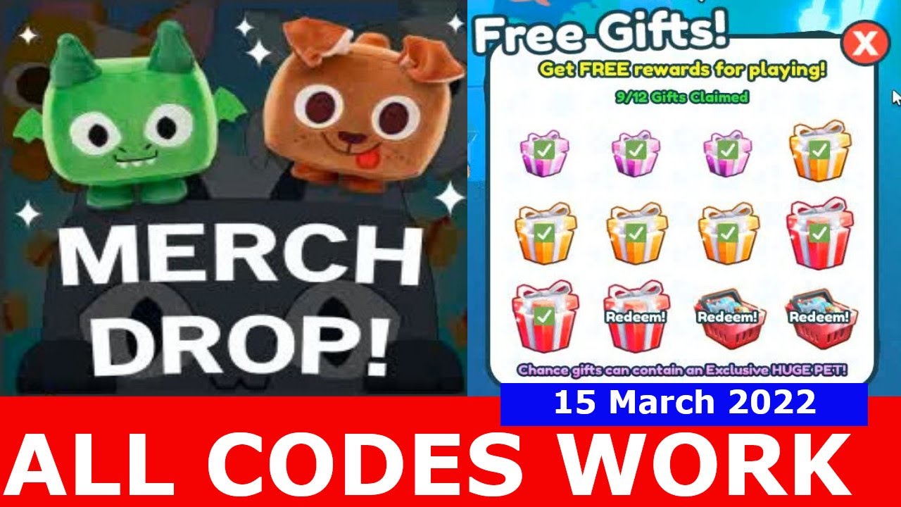 all-codes-work-free-pet-simulator-x-roblox-15-march-2022-merch-drop-youtube