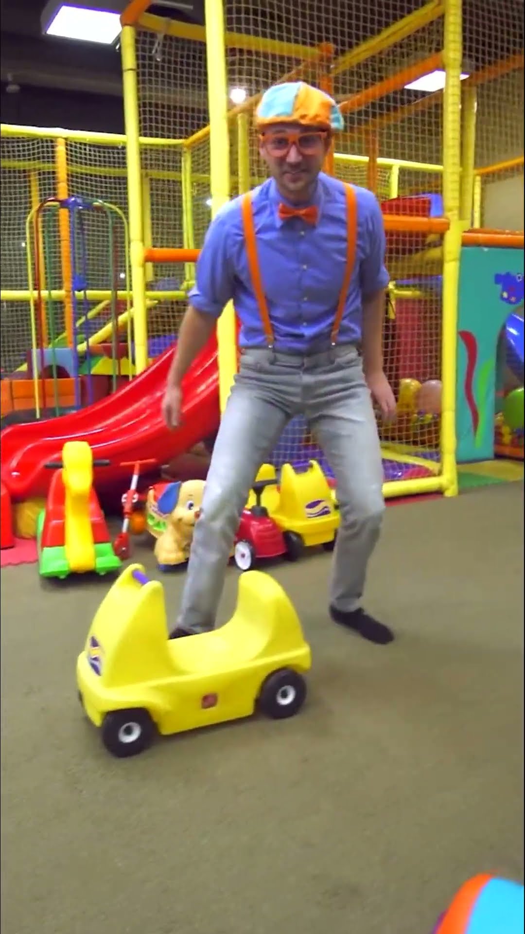 Blippi's Silly Playground Adventure!? Slides, Toys, and Ball Pit Fun! ? #shorts #blippi #blippitoys