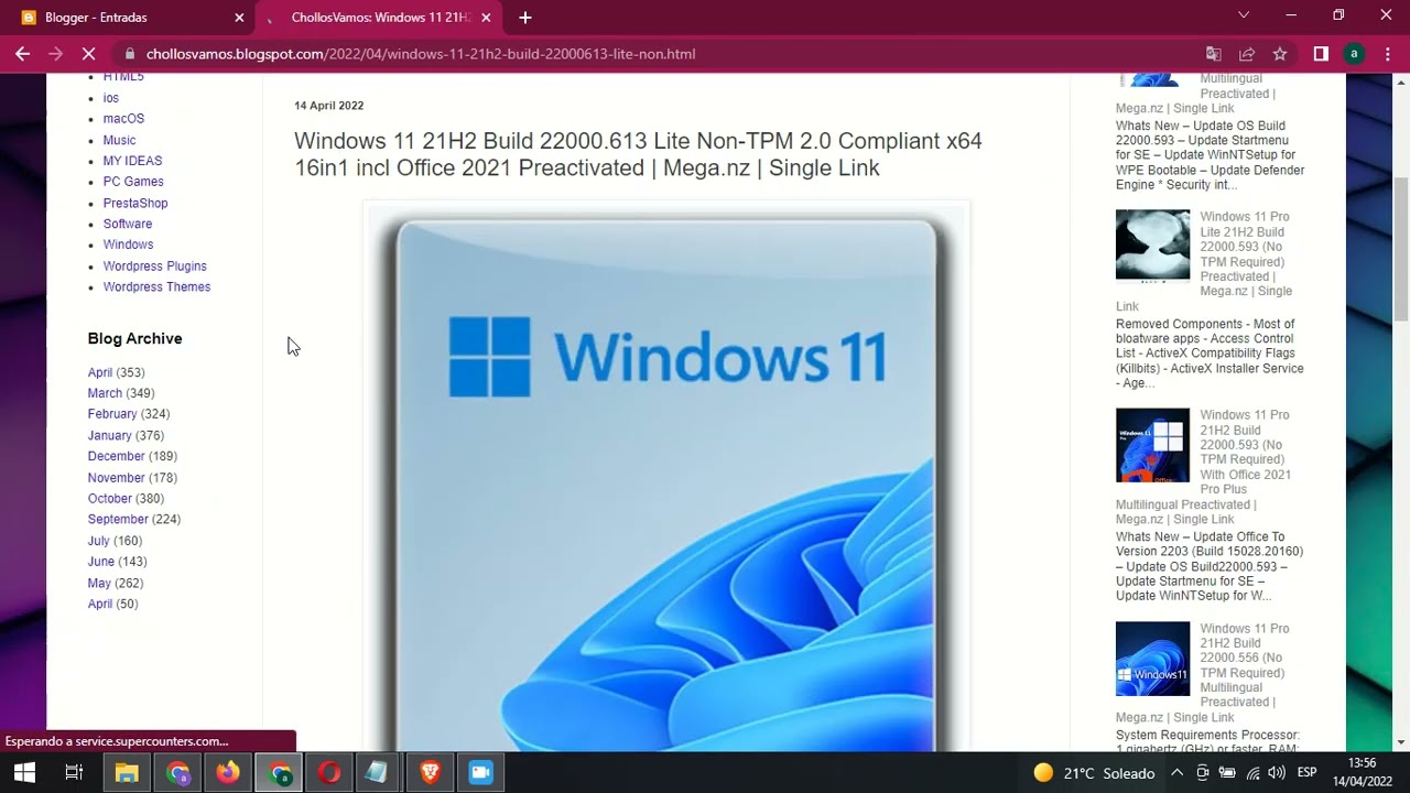 Windows 11 Pro Lite 21H2 Build 22000.613 (No TPM Required) x64 Preactivated