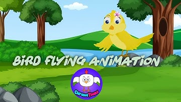 How to make cartoon animation using mobile device | bird flying tutorial| chroma toons| In English