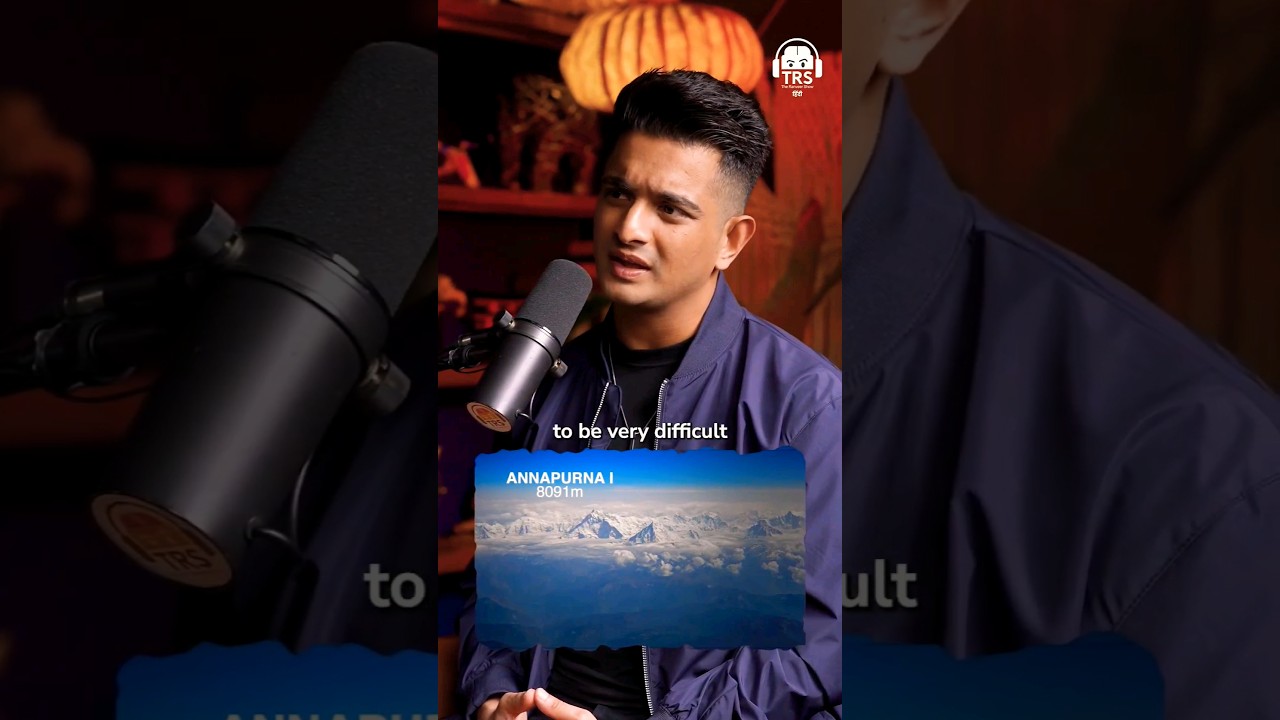 Mountaineer Anurag Maloo on Annapurna Mountain 