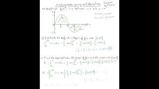 Finding Areas using Antiderivatives - Example 3