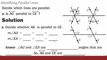 3.4: Proving Lines are Parallel