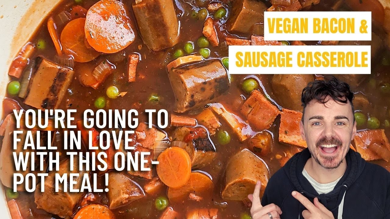 This Vegan Bacon & Sausage Casserole WILL Change Your Life