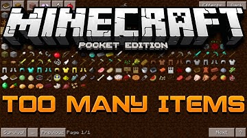 [0.11.1] TOO MANY ITEMS MOD!!! - EFFECTS AND MORE - Minecraft Pocket Edition