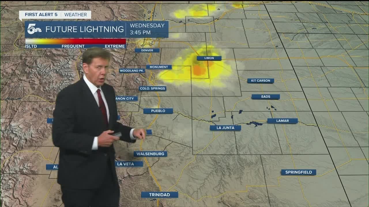 Hot with storm chances Wednesday - YouTube