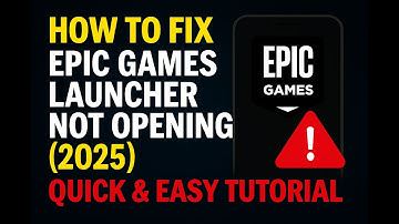 How to Fix Epic Games Launcher Not Opening (2025)