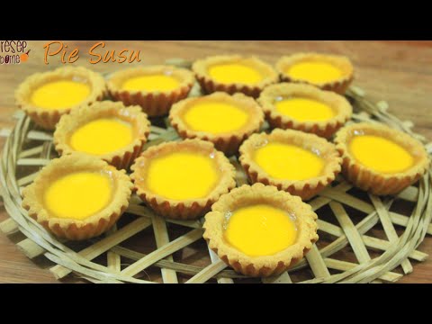 Kue Pie Telur  Egg Custard Tart - YouTube