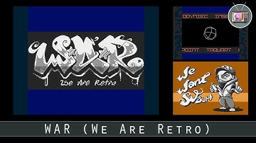 WAR (We Are Retro) by Agenda, 2013 | Atari 8 bit Intro